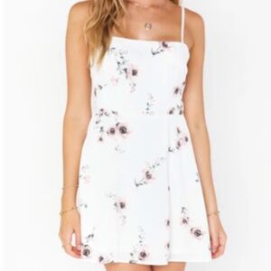 Show Me Your Mumu- Lauren Tie mini dress-Size Large